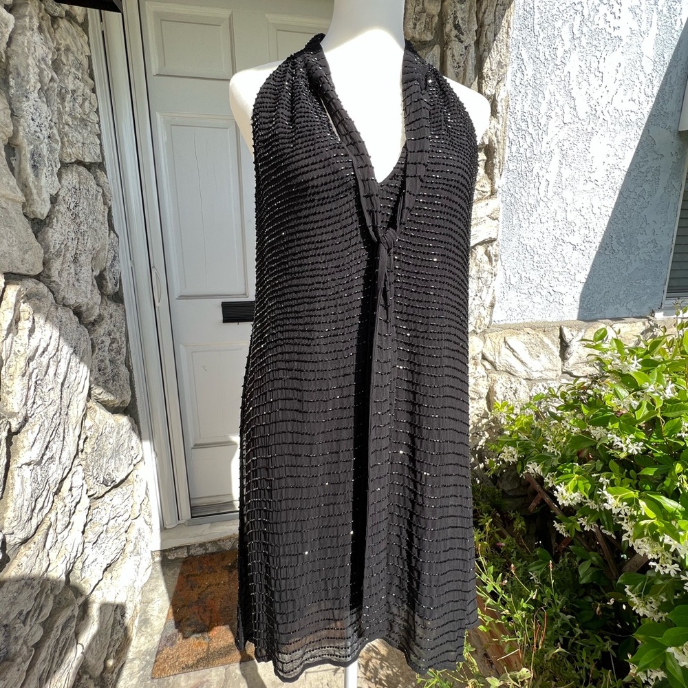 Marciano Halter Beaded Dress, Size Small. Like New. Flapper style or New Years!